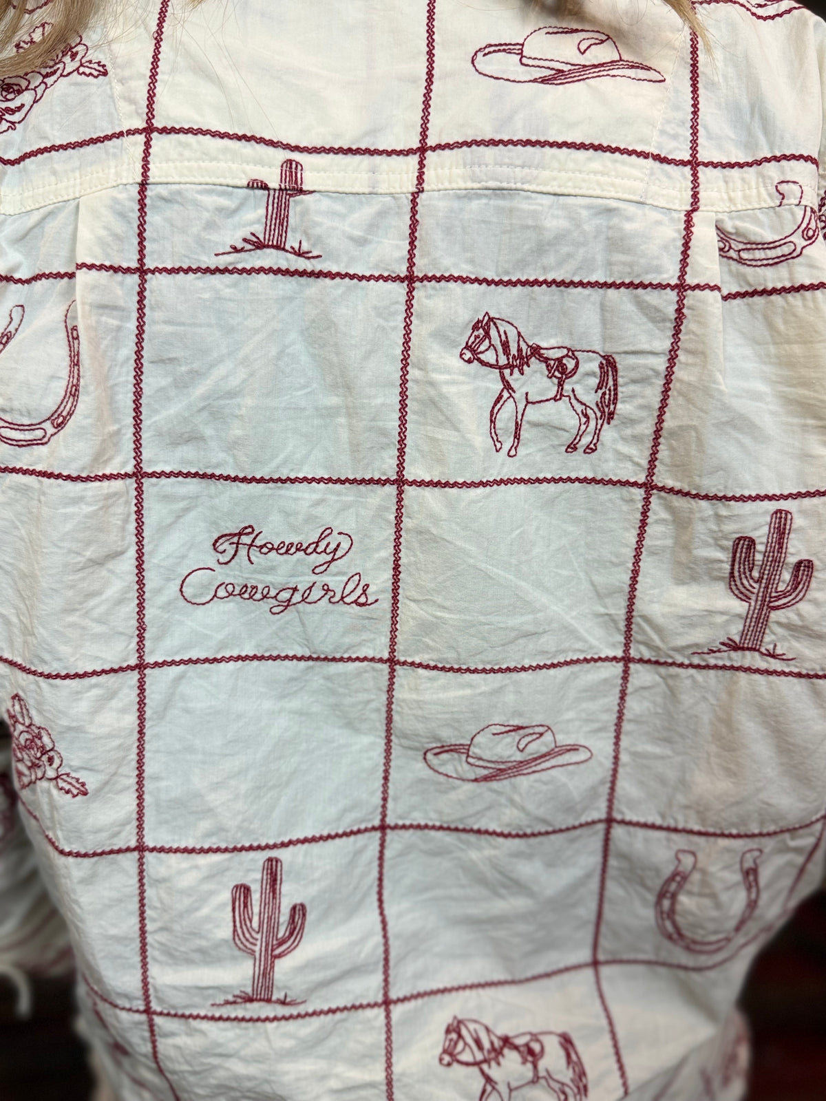 Howdy Cowgirl Top