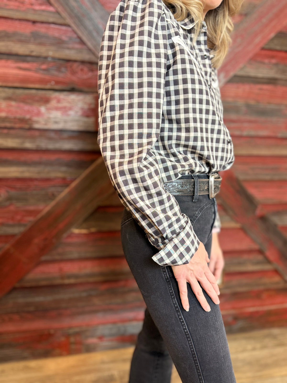 Cora // Black Gingham