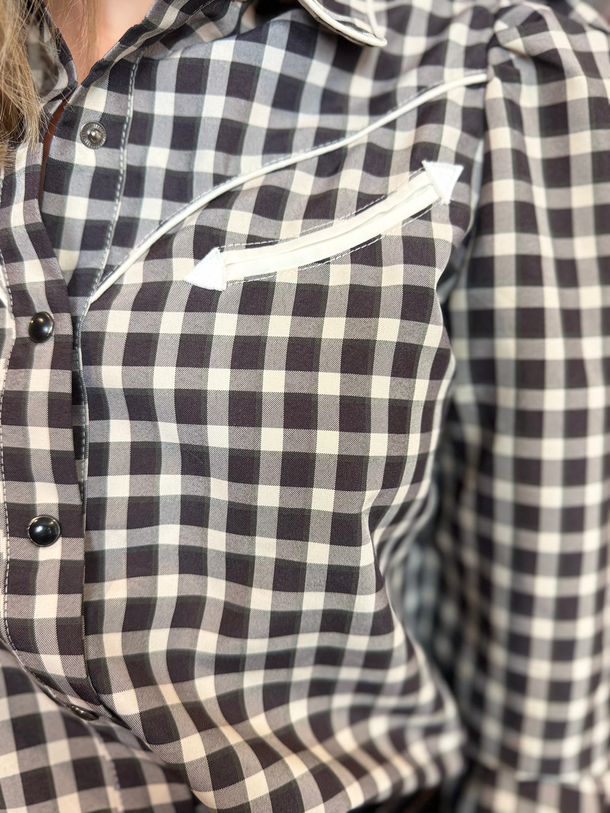Cora // Black Gingham