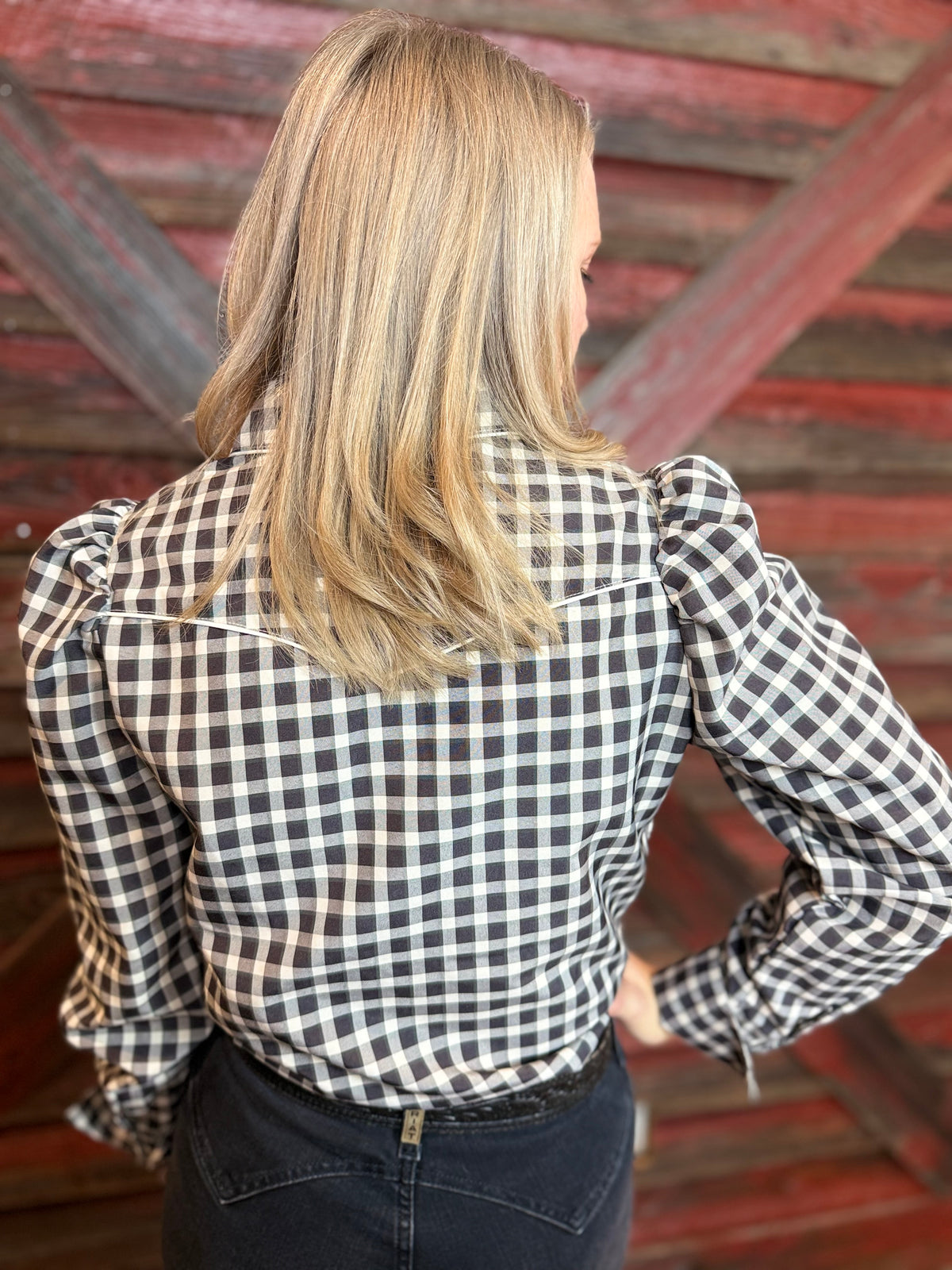 Cora // Black Gingham